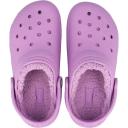 Crocs Kids Classic Lined Clog - Orchid