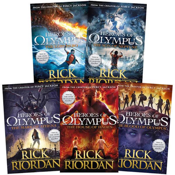 Heroes of Olympus 5 Book Collection Set by Rick Riordan