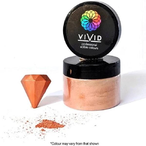 Vivid Edible Metallic Dust 50 Grams Copper