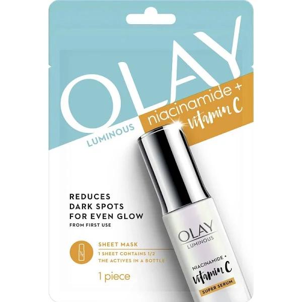 Olay Luminous Niacinamide + Vitamin C Face Sheet Mask