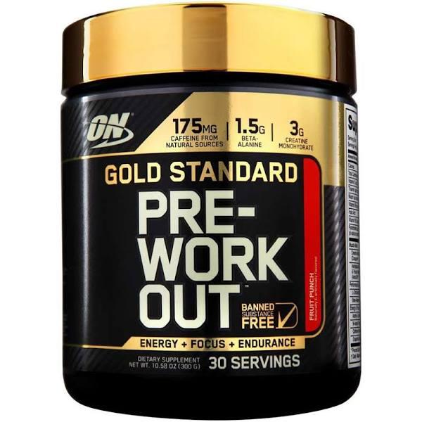 Optimum Nutrition Gold Standard Pre Workout - 30 Serves - Fruit Punch