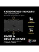 140mm Corsair iCUE QL140 RGB PWM Dual Fan Pack with Lighting Node Core