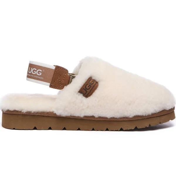 Australian Shepherd UGG Women Removable Strap Slingback Slippers Kamari