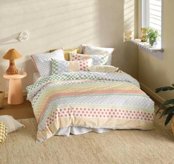 Noto Multi Quilt Cover Set by Linen House (Super King)