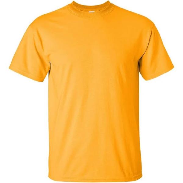 Gildan Mens Ultra Cotton Short Sleeve T-Shirt (Gold) (2XL)