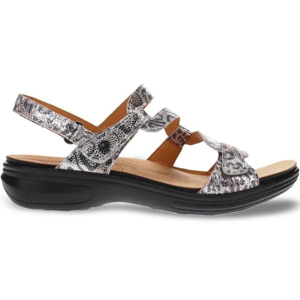 Revere Miami Silver Safari Sandals 7 / Grey