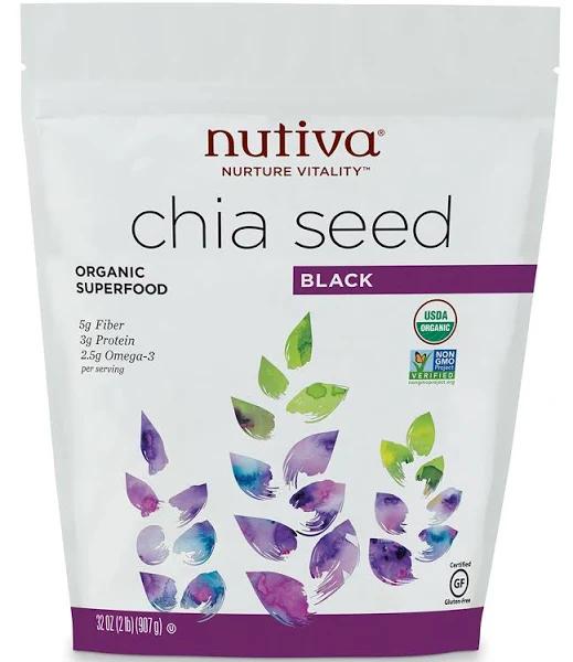 Nutiva Organic Chia Seed Black 32 oz (907 g)