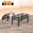 PaWz Dual Elevated Raised Pet Dog Puppy Feeder Bowl Stainless Steel Food Water Stand