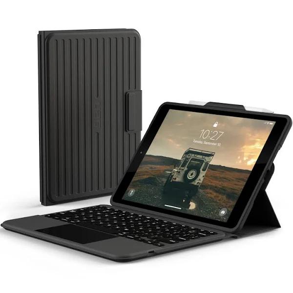 iPad 10.2 (9/8/7th Gen) UAG Rugged Bluetooth Keyboard w/Track Pad Case - Black