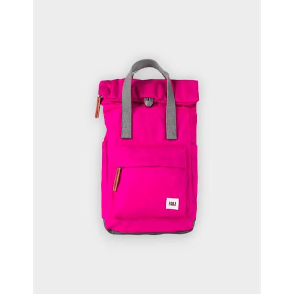 Roka Pink Canfield B Small Sustainable Nylon Backpack