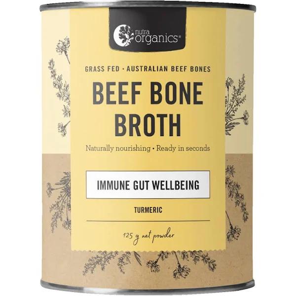 Nutra Organics Beef Bone Broth 125 G / Turmeric