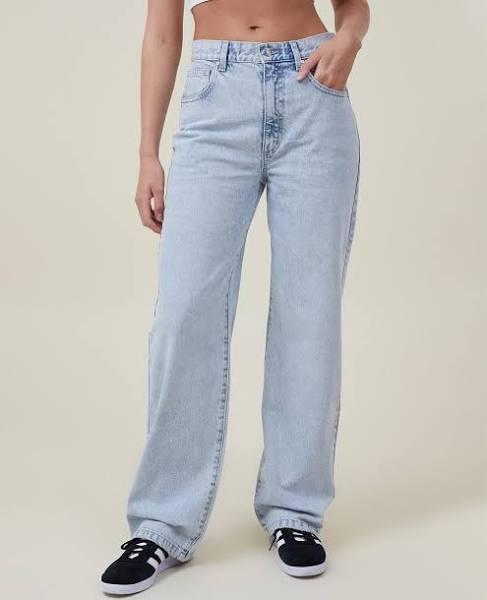 Cotton:On Loose Straight Jeans in Palm Blue