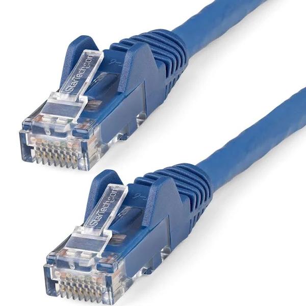 StarTech.com 25ft (7.6m) Cat6 Ethernet Cable - LSZH (Low Smoke Zero Halogen) - 10 Gigabit 650MHz 100W PoE RJ45 UTP Network Patch Cord Snagless with Strain Relief - Blue Cat 6, ETL Verified, 24AWG