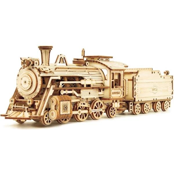 ROKR Prime Steam Express Train 3D Wooden Puzzle MC501