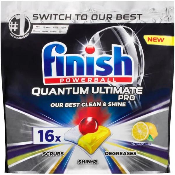 Finish Quantum Ultimate Pro Dishwasher Tablets Lemon