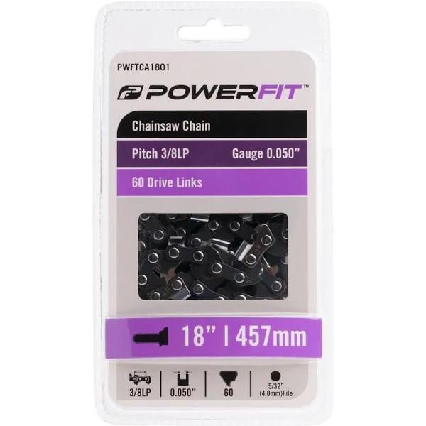 PowerFit 18" 0.050" Gauge 60DL Chainsaw Chain