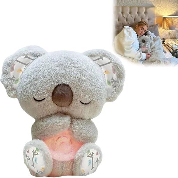 Kukelen Relief Koala, Anxietys Relief Koala, Koala Plush Toy, The Relief Koala Breathing, Koala Bear with Rhythmic Breathing Motion and Music,