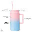 Simple Modern 50 oz Mug Tumbler With Handle and Straw Lid | Reusable Insulated Stainless Steel Large Travel Jug Water Bottle | Gifts For Women Men