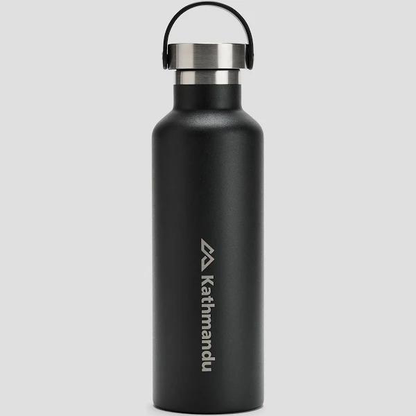 Kathmandu Carry Handle Insulated Drink Bottle - 750 ml | Black - 750ml