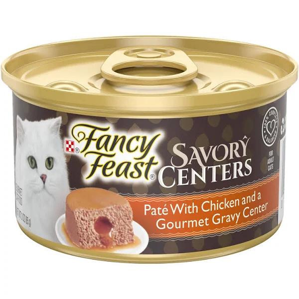 Fancy Feast Savory Centers Chicken Pate Cat Food 85g