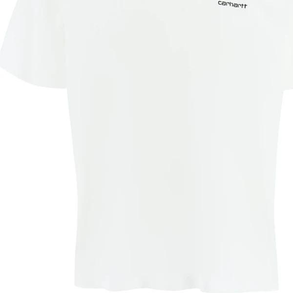 Carhartt S/S Script Embroidery T-Shirt - White/Black - XXL