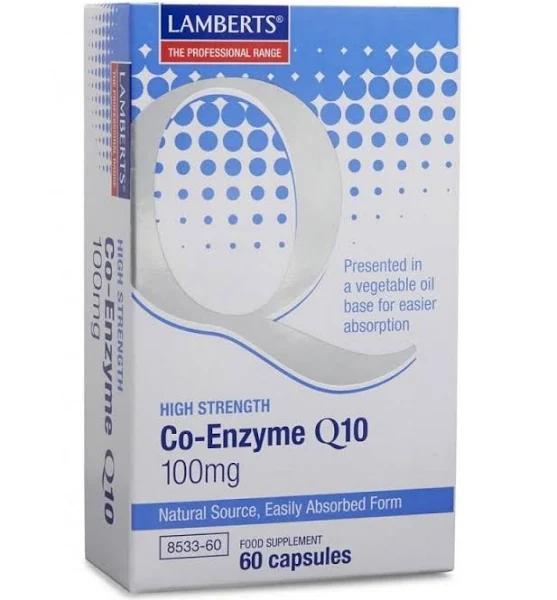 Lamberts Co Enzyme Q10 100mg - 60 Caps