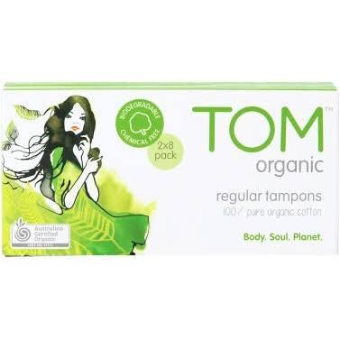 Tom Organic Regular 16 Tampons