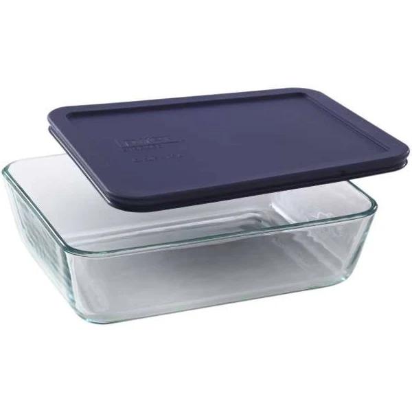 Pyrex Simply Store Rectangular Storage Container 1.5L Blue