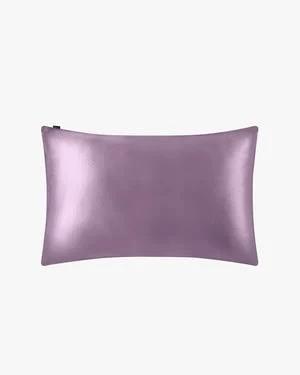 LILYSILK Silk Pillow Case 2-Pack Lavender Australia 100% 25mm Silk An Essential Item to Enhance Your Sleep Bright Up Your Bedroom Queen(50 x 80cm)