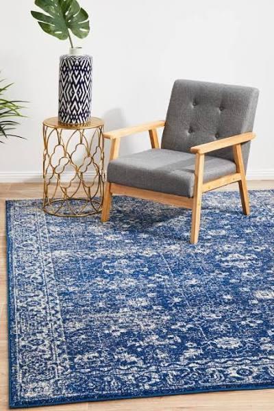 Oasis Navy Transitional Rug - 330X240CM