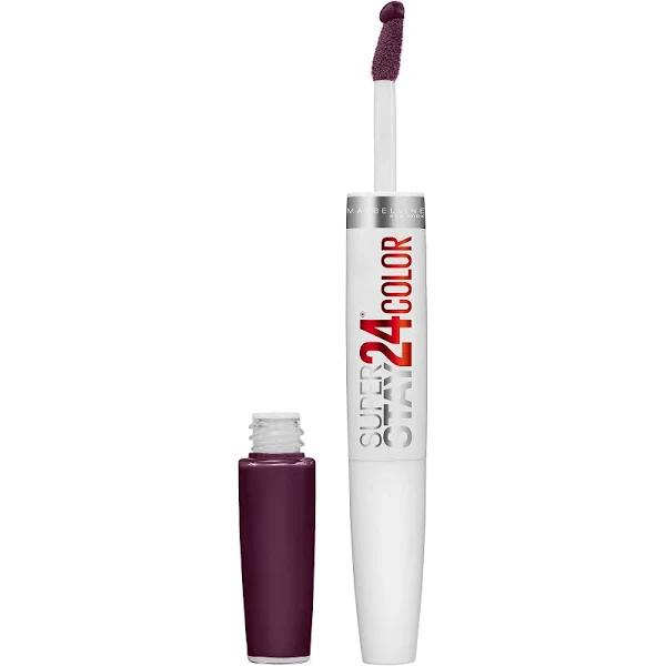 Maybelline Superstay 24, 2-Step Liquid Lipstick, Extreme Aubergine