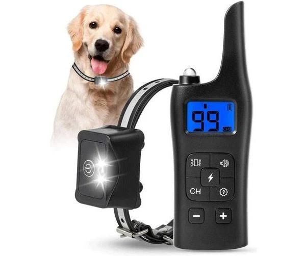 Remote Control Dog Training Collar Dog Bark Stopper Electric Shock Collar for Pets