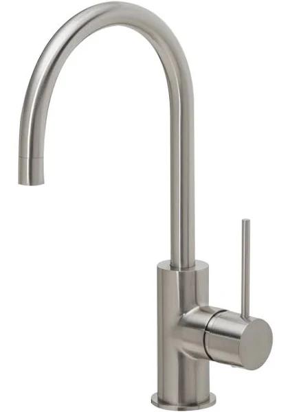 Phoenix Vivid Slimline Sink Mixer 160mm Gooseneck Brushed Nickel