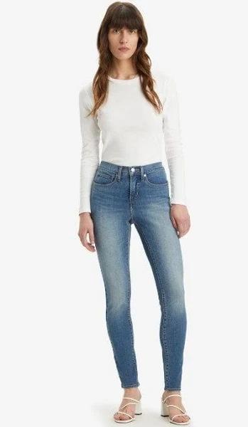 Levis Womens 311 Shaping Skinny Jeans Smudged Line / 32 / 28