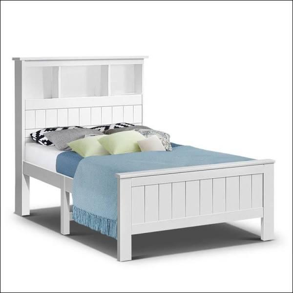 Artiss .King-Single Wooden Timber Bed Frame