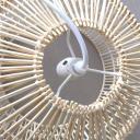 Natural Rattan Cane Wicker Pendant Light - Siena