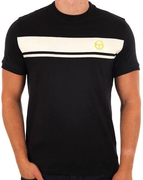 Sergio Tacchini Archivio Master T-Shirt - Black/Beige - 14593-937 Mast