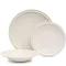 Salt & Pepper Plisset 12 Piece Dinner Set White