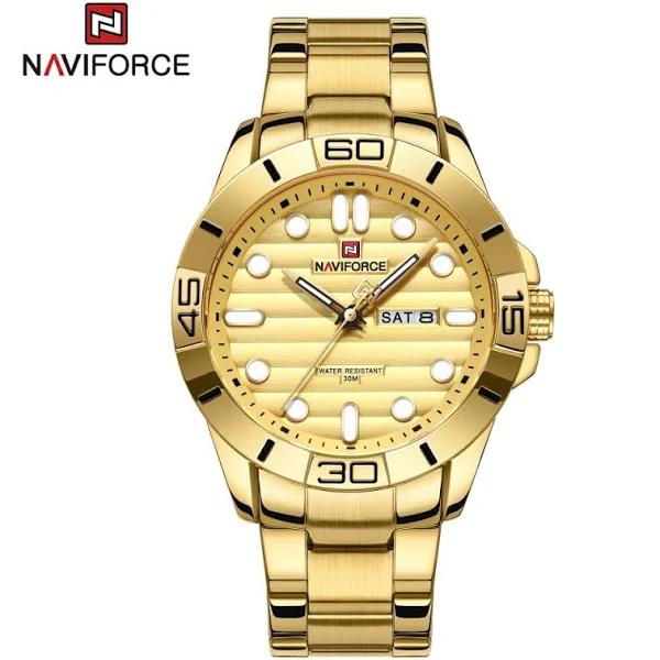 New Fashion Mens Watches Gold Business Sport