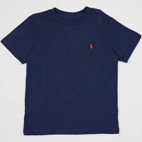 Polo Ralph Lauren - Boy's Blue Basic T-shirts - Crew Neck Tee - Toddler - Size 3 Yrs at The Iconic