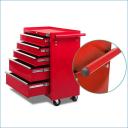 Giantz 5 Drawer Mechanic Tool Box Storage Trolley - Red