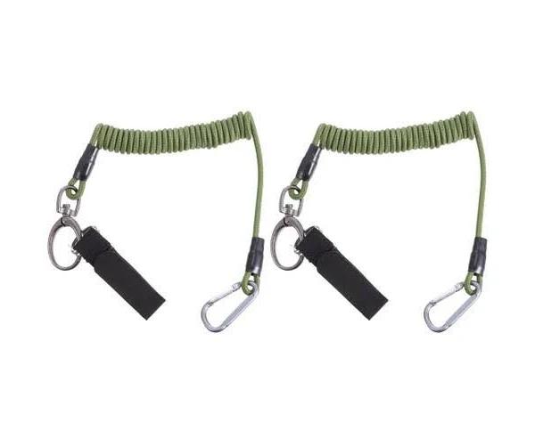 2 Kayak Paddle Leash Useful Practical Portable Kayak Rod Leash Kayaking Accessories