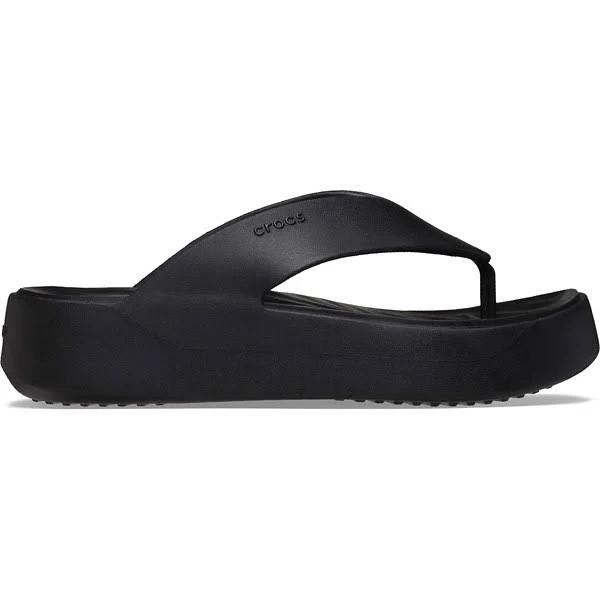 Crocs Getaway Platform Flip; Black, W8