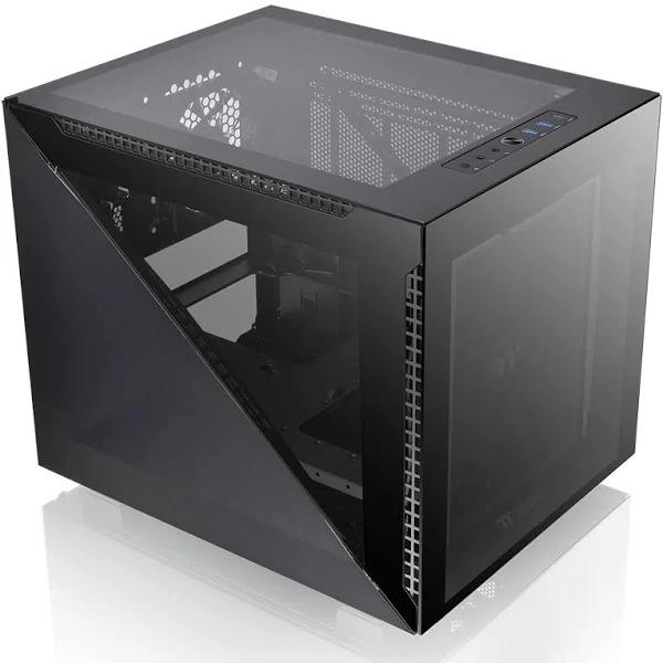 Thermaltake Divider 200 Tempered Glass Micro Case - Black Edition