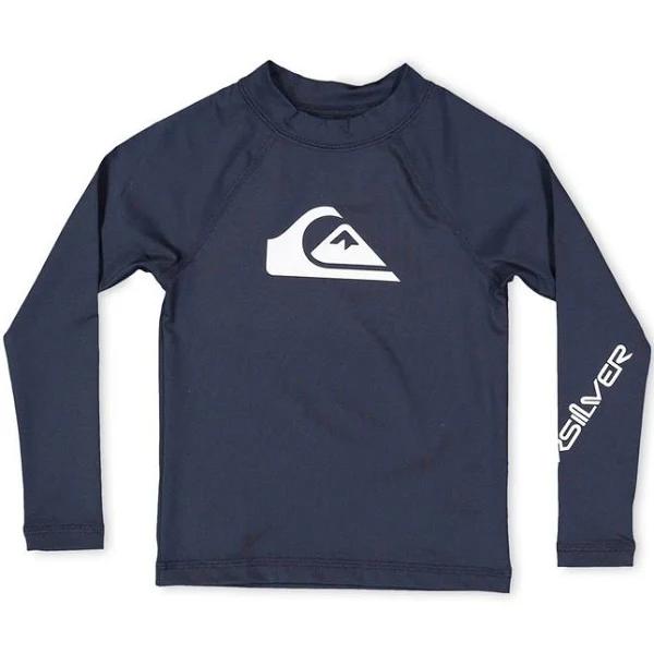 Quiksilver Boys All Time Long Sleeve Rash Vest Blue 3