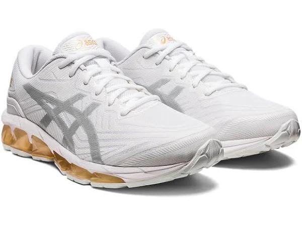 ASICS Men's GEL-Quantum 360 VII - Sportstyle Sneakers - White/Pure Gold 7.5