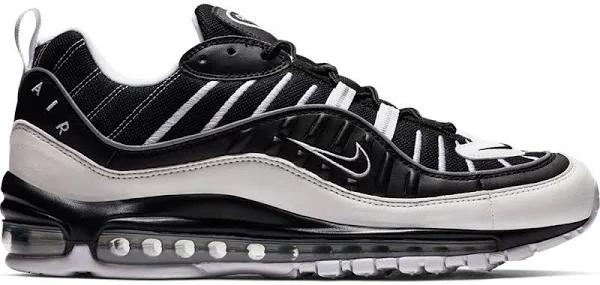 Nike Air Max 98 'White Black' Sneakers | Men's Size 9.5