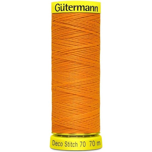 Deco Stitch 70, #350 Orange 70M Silky Topstitch Thread