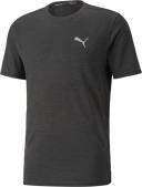 Puma Mens Favourite Heather Running Tee Black L @ Rebel Active