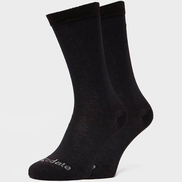 Bridgedale Liner Coolmax Socks - 2 Pack (Black)